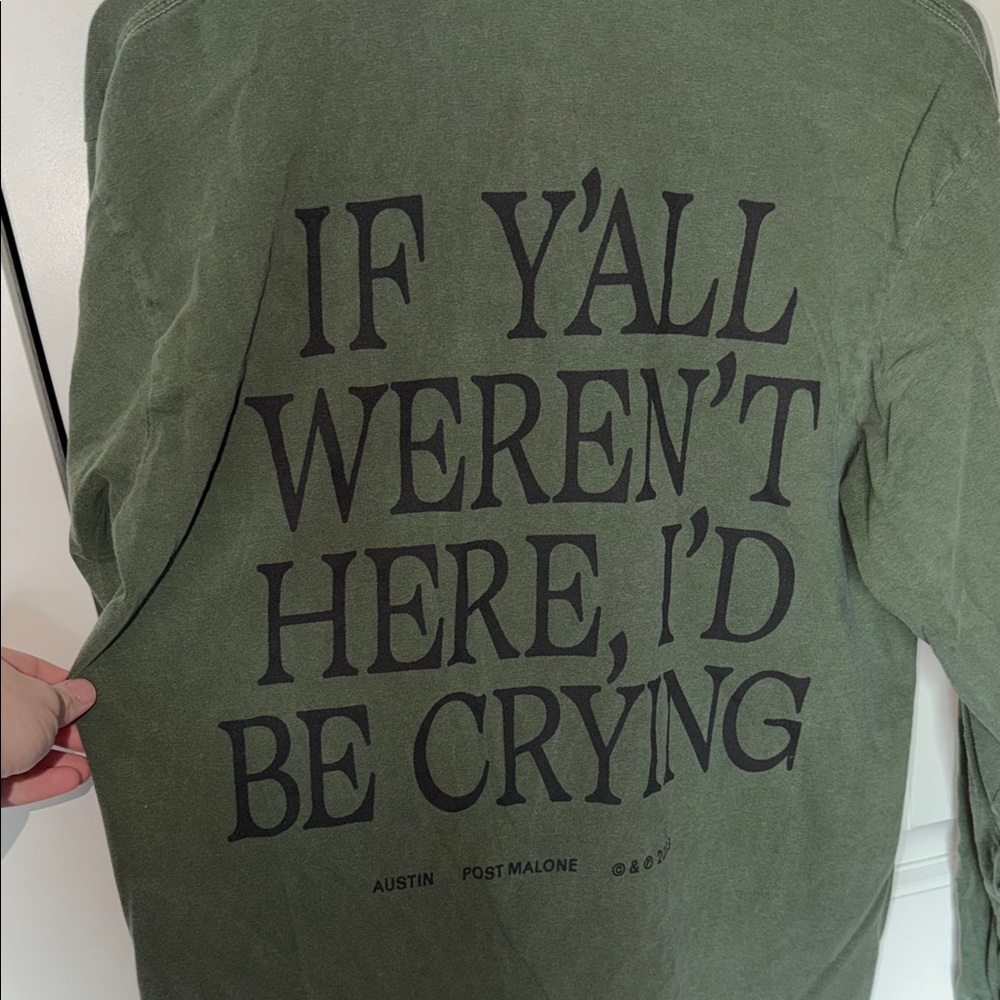 Post Malone Austin Tour 2023 Long Sleeve Tee - Picture 5 of 5